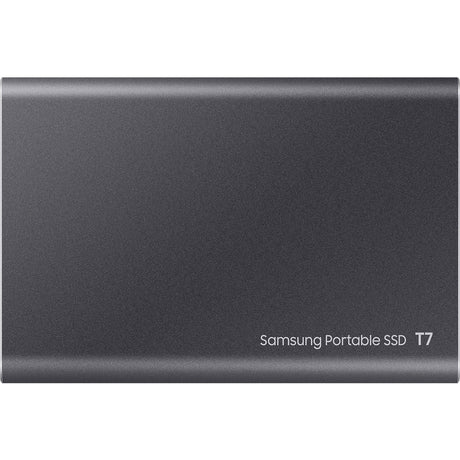 Externes SSD-Laufwerk Samsung grau 57 mm x 85 mm x 8 mm