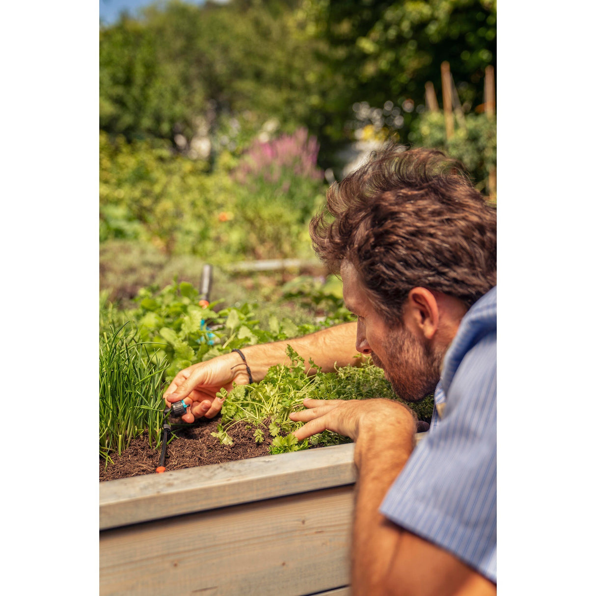 Gardena Verstellbarer Seried-Di-Buchel 1-8 l u, Druckkompass
