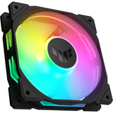 Asus TUF Gaming TR120 ArGB Reverse-Gehäuselüfter (schwarz, 3 Stück, 120 x 120 x 28 mm)