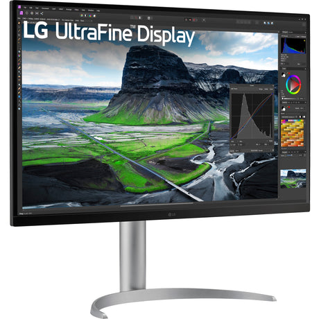 LG Ultrafine 32UQ850V-W 31,5 4K UHD Monitor (Weiß, 2x HDMI, Display Port, 2x USB-A, USB-B, USB-C)