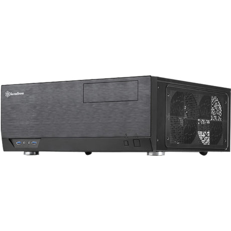 Silverstone sst-gd09b htpc-gehäuse (schwarz | 2x usb-a)