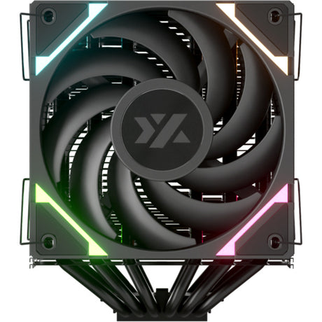 Xyz PC Gear Thermax 6 Duo RGB CPU-Kühler (Schwarz, ARGB, PWM)