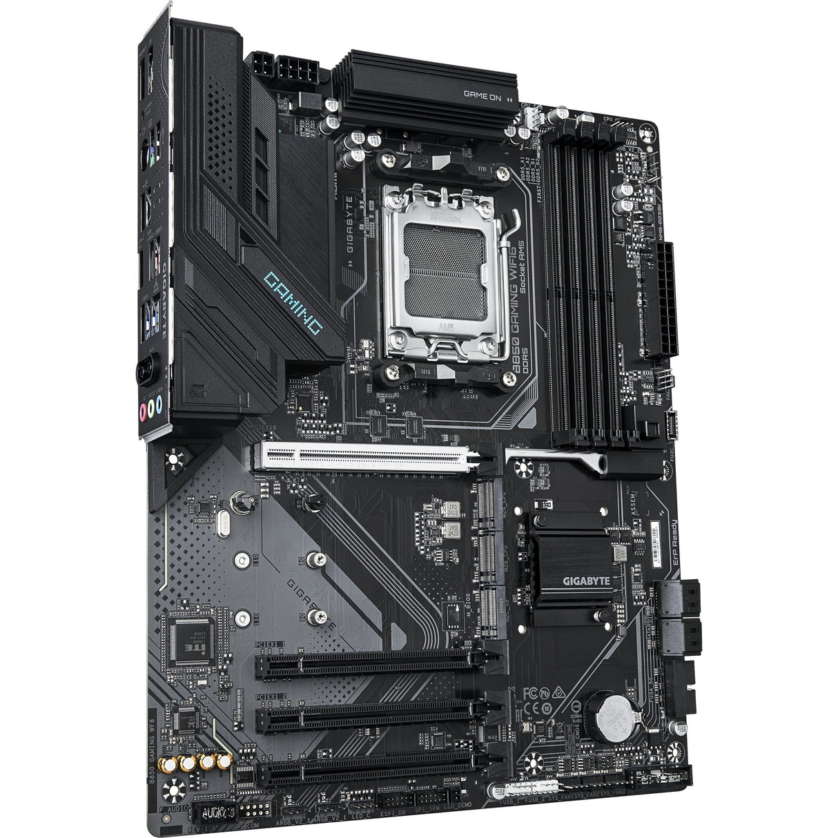 Gigabyte B850 Gaming WiFi6 Sockel AM5 Motherboard (Schwarz, RAID, GB-LAN, WiFi 6, BT, Sound, ATX)