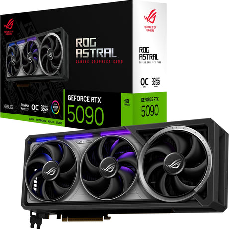 Asus rog astral geforce rtx 5090 oc grafische kaart (3x displayport, 2x hdmi 2.1, dlss 4)