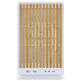 Lian li a3-matx weiß (Wood Edition) Midi-Tower-Gehäuse (weiße Holzfarbe | 2x USB-A | 1x USB-C | gehärtetes Glas)