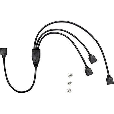 Inter-tech RGB-Verteiler 3-Wege-Splitterkabel (schwarz)