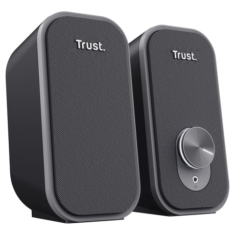 Trust ador 2.0 Lautsprecherset PC-Lautsprecher (schwarz grau)