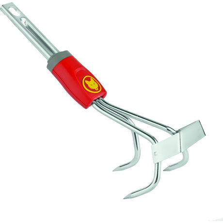 Wolf-Garten lb-m Unkrautvernichter, Multi-Star-Handschaber (rot gelb, 7 cm)