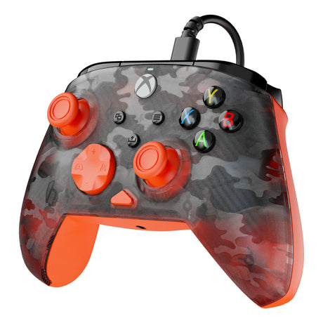 Turtle Beach Rematch Core Wired Controller (Schwarz Orange, Xbox Series X|S, Xbox One, PC)