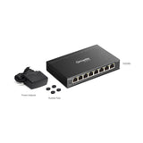Tp-link omada es208g switch (zwart)