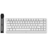 Mchose ace 68 hall effect magnetic switch gaming keyboard (wit, us lay-out (qwerty), ice rhino magnetic, 65%, rgb, hot swap, usb-c, hall effect sensor)
