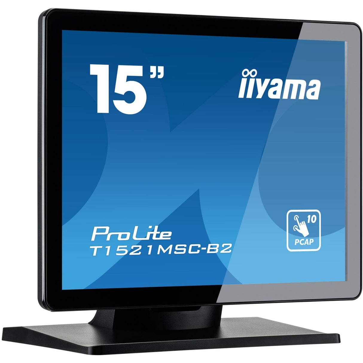 Iiyama Prolite T1521MSC-B2 15 Touchscreen-Monitor (schwarz, HDMI, VGA, USB-B)