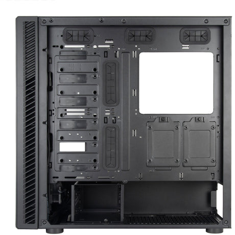 Silverstone Seta Q1 Midi-Tower-Gehäuse (schwarz | 2x USB-A | 1x USB-C)