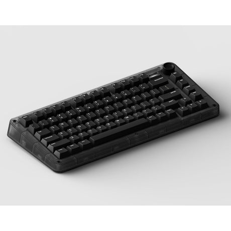 Iqunix ZX75 Dark Side kabellose mechanische Tastatur (schwarz, US-Layout (QWERTZ), Gateron-Rot, 75 %, RGB-LEDs, Hot-Swap-fähig, Double-Shot-PBT, 2,4 GHz | Bluetooth 5.1 | USB-C)
