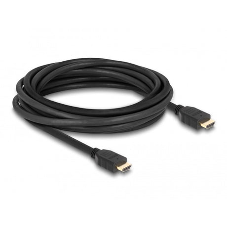 Delock High Speed HDMI Kabel (schwarz, 5 Meter, 8k 60hz, 48 Gbit/s)