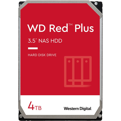WD Red Plus 4 TB Festplatte (40efpx, SATA 600, 24 7, AF)