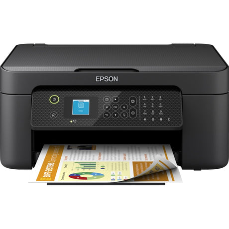 Epson Workforce WF-2910DWF All-in-One-Tintenstrahldrucker mit Faxfunktion (Schwarzweiß, Scannen, Kopieren, Faxen, WLAN)