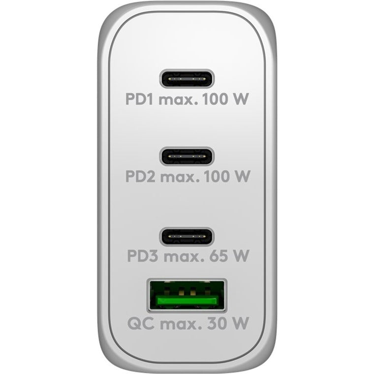 Goobay USB-C PD Multiport Schnellladegerät (100 W) (Weiß)