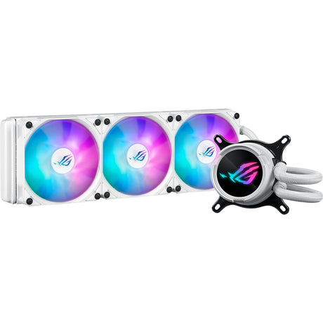 Asus ROG Strix LC III 360 ARB Wasserkühlung (Weiß, 4-Pin-PWM-Lüfteranschluss)