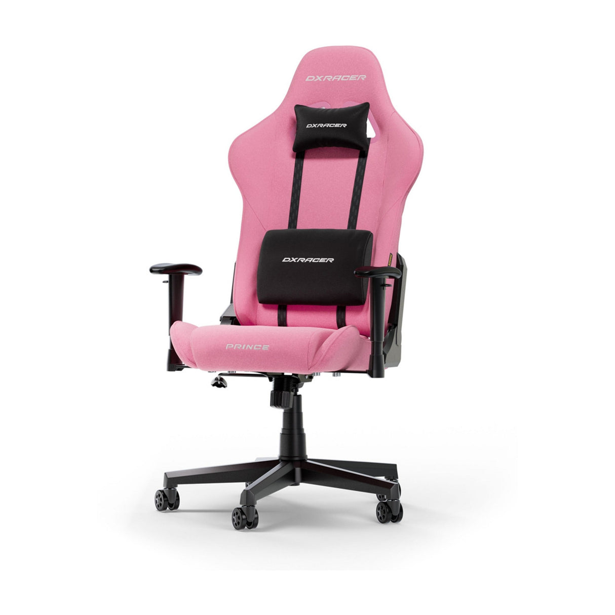 Dxracer prince l pink fabric gamestoel (roze)