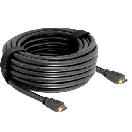 Delock High Speed HDMI Kabel mit Ethernet (schwarz, 20 Meter)