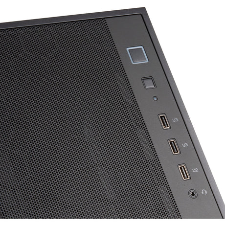 Silverstone Fara R1 v2 Midi-Tower-Gehäuse (schwarz | 3x USB-A | gehärtetes Glas)