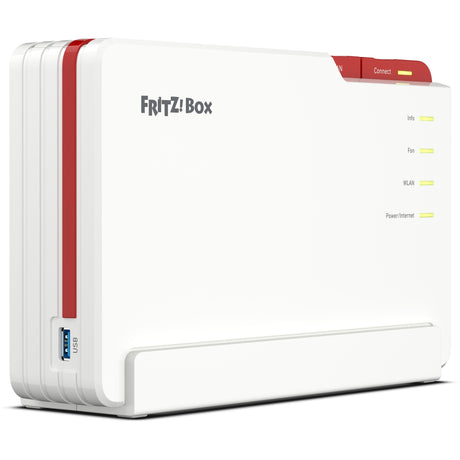 Fritz! Box 5690 Pro Edition internationaler Router (weiß rot, Mesh-WLAN)
