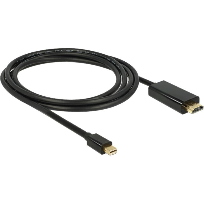 Delock Mini DisplayPort > HDMI Adapter (schwarz, 2 Meter)