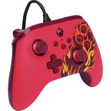 Powera Advantage Controller mit Kabel für die Xbox Series x|s – Red Fire (rot, Xbox Series x|s, Xbox One, PC)
