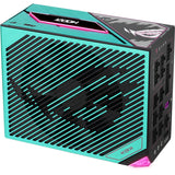Asus rog thor platinum iii hatsune miku edition modulaire 1200 watt voeding (zwart, 1x 12v-2x6, 4x pcie)