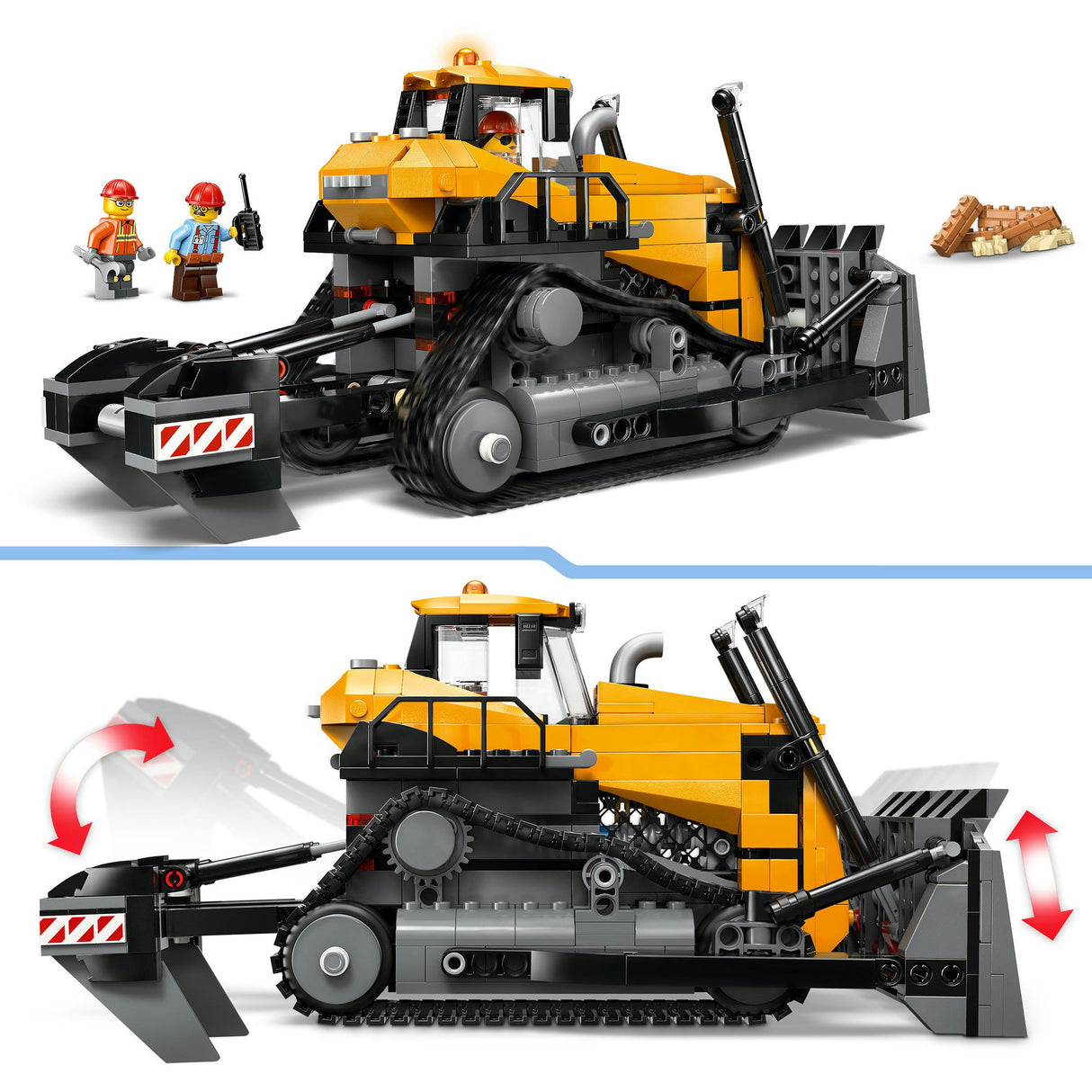 Lego City 60466 Gelber Bulldozer