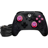 Powera Advantage Plus kabelgebundener Controller für Xbox Series X|s – Palmen im Mondlicht (Rosa, Xbox Series X|s, Xbox One, PC)