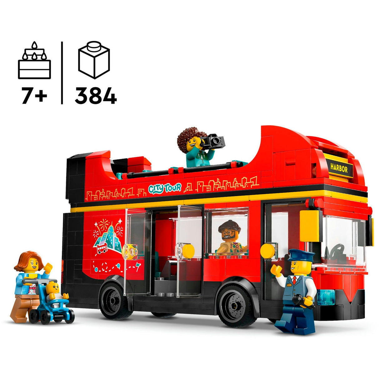 Lego City 60407 Touristen Red Double Hahn