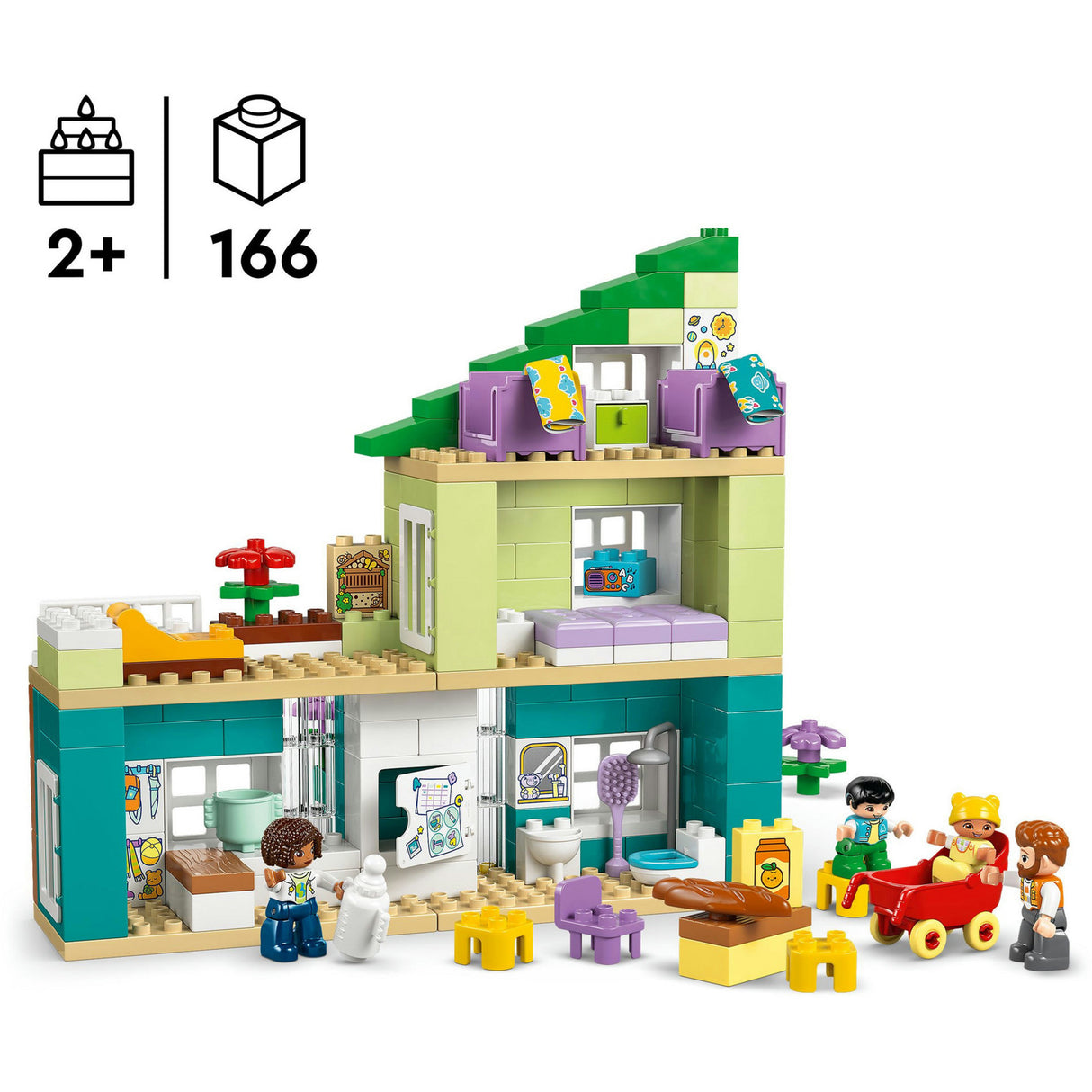 Lego Duplo Town 10470 3in1 modernes Haus mit Figuren