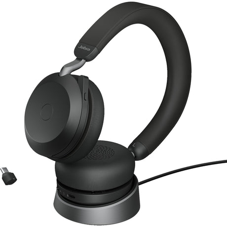 Jabra Evolve2 75 On-Ear-Headset (schwarz, Link380c, Microsoft Teams)