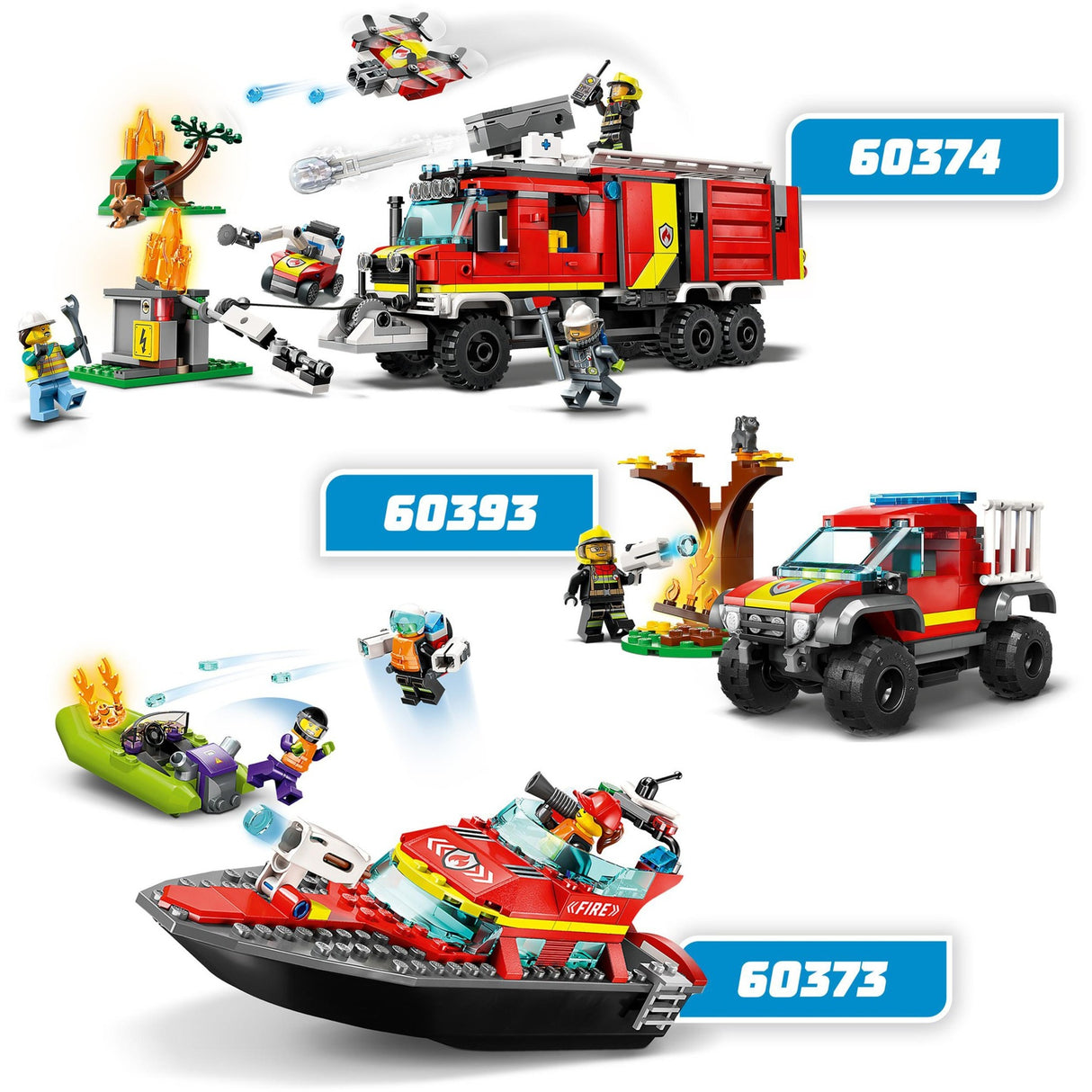 Lego City Feuerrettungsboot 60373