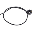 Alphacool Eiszapfen Temperatursensor G1 4 IG IG mit AG-Adapter (schwarz)