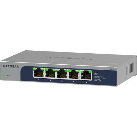 Netgear 5-Port Multi-Gigabit 2,5G Ethernet Unmanaged Switch, MS105 (Grau)