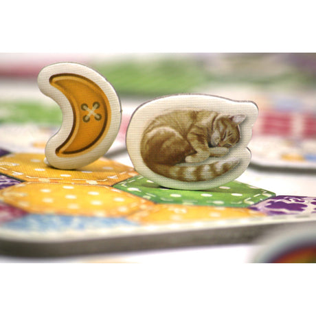 White Goblin Games Calico Brettspiel (niederländisch, 1 - 4 Spieler, 45 Minuten, ab 10 Jahren)