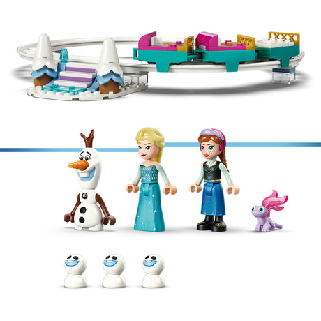Lego Disney Princess 43281 Elsas Eisschloss und Schneefahrt