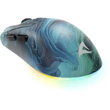 Sharkoon SGM25W Gaming-Maus (Türkisblau, 12.000 dpi, RGB-LEDs)