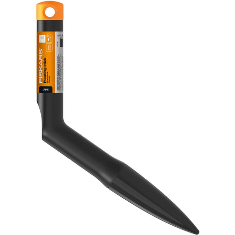 Fiskars Blumenzwiebelpflanzgefäß aus massivem Pflanzenstab (schwarzorange)