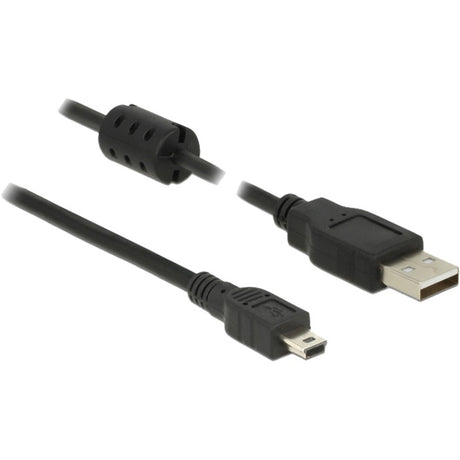 Delock Kabel USB 2.0-A > USB mini-B 5pin 0,70m Kabel (schwarz)