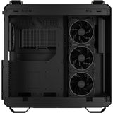 Asus tuf gaming gt502 horizon argb midi tower behuizing (zwart | 3x usb-a | 1x usb-c | tempered glass)