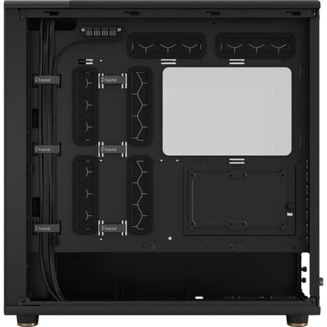 Fractal Design North XL Midi-Tower-Gehäuse (schwarze Holzfarbe | 2x USB-A | 1x USB-C | gehärtetes Glas)