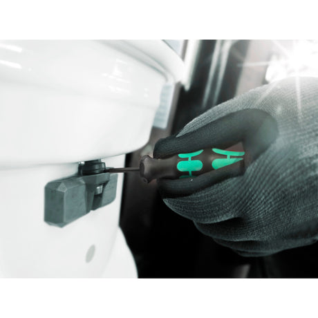 Wera 7440 41 42 Kraftform Drehmomentschraubendreher-Set 0,3-6,0 nm (schwarz grün, 27-teilig, mit Rapidaptor Schnellspannbohrfutter)