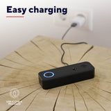 Trust draadloze video deurbel - doorcam-3000 - accu oplaadbaar met usb-c - 2k 3mp - geen abonnementskosten - inclusief chime - deurbel met camera - zwart