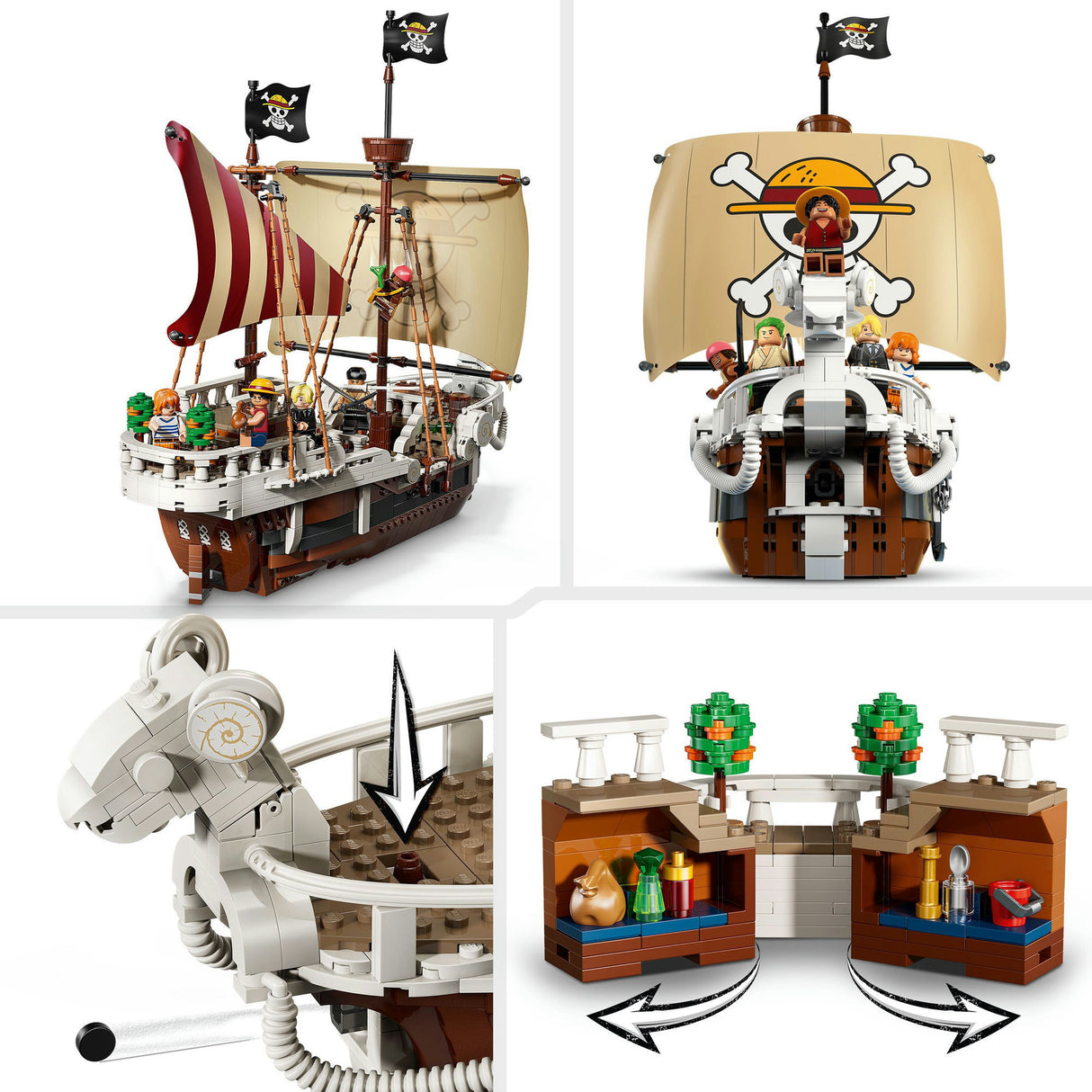 Lego® One Piece Das Piratenschiff wird fröhlich Bauset – 75639