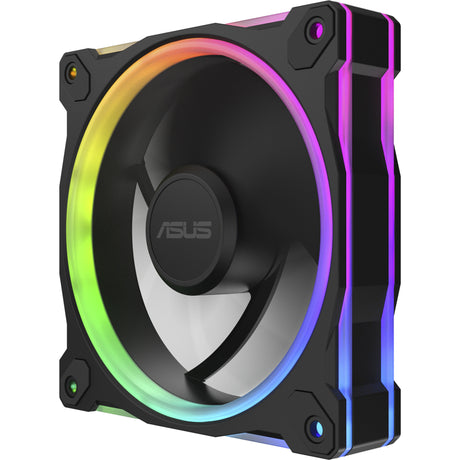 Asus Prime Mr120 ArGB Lüfter – Dreierpack Gehäuselüfter (schwarz, 3 Stück, 120 x 120 x 28 mm, 3 Stück)