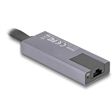 Delock USB-C > 2,5 Gigabit LAN Slim Netzwerkadapter (grau)